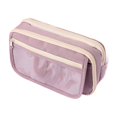 thumbnail image 1 of Estuche multiusos para lápices, papelería, para adultos, niños, niñas, hogar y oficina. Púrpura, 1 of 9
