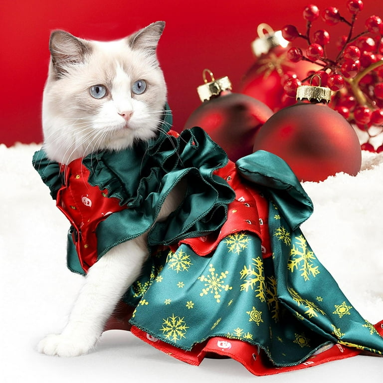 white christmas dresses Cat Clothes Christmas Sweater main image 1