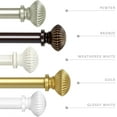 thumbnail image 6 of eTeckram 5/8" Double Curtain Rod with Bateau Finials,Weathered White,84‘’-120‘’, 6 of 6