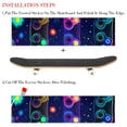 thumbnail image 2 of Game Controller Premium Emery Skateboard Grip Tape Pair - Pack of 2 Stickers, PVC Backing, 8.8x32.6in/22.4x83 cm Size, 2 of 5