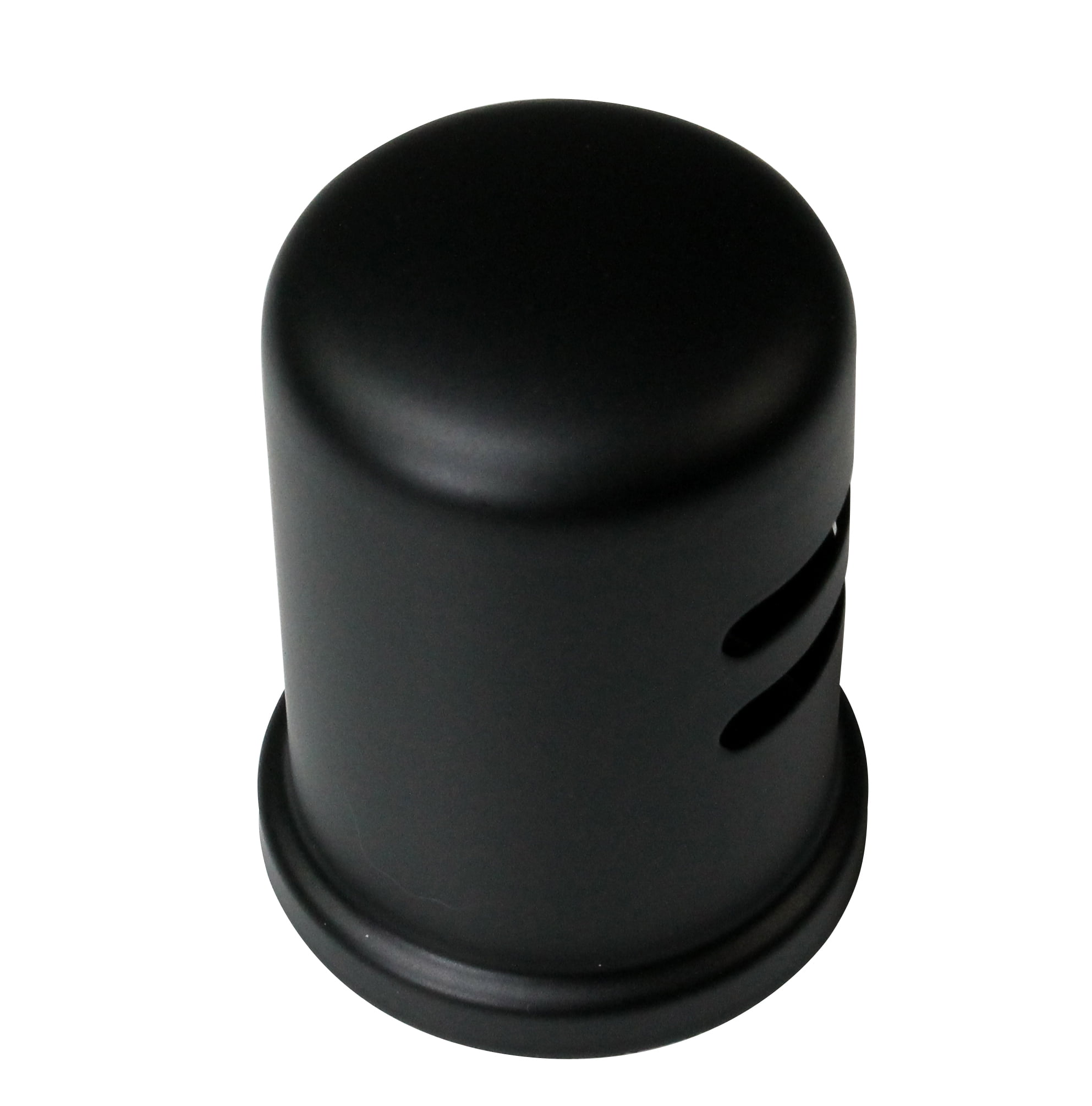 Westbrass D200-1-62 1-3/4" x 2-3/4" Solid Brass Air Gap Cap Kit, Skirted, Matte Black