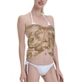 thumbnail image 3 of Womens Desert Camouflage Coverups Beach Short Sarong Sheer Chiffon Cover Up Bikini Wraps, 3 of 7