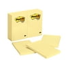 Post-it® Notes, 4 in. x 6 in., Canary Yellow, Lined, 12 Pads/Pack