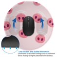 thumbnail image 4 of Disketp Cute Pig Nose Small Mouse Pad 7.9x7.9 Inches,Washable Round Mousepad For Office Laptop Computer,Non-Slip Rubber Base Mouse Pads For Wireless Mouse, 4 of 8