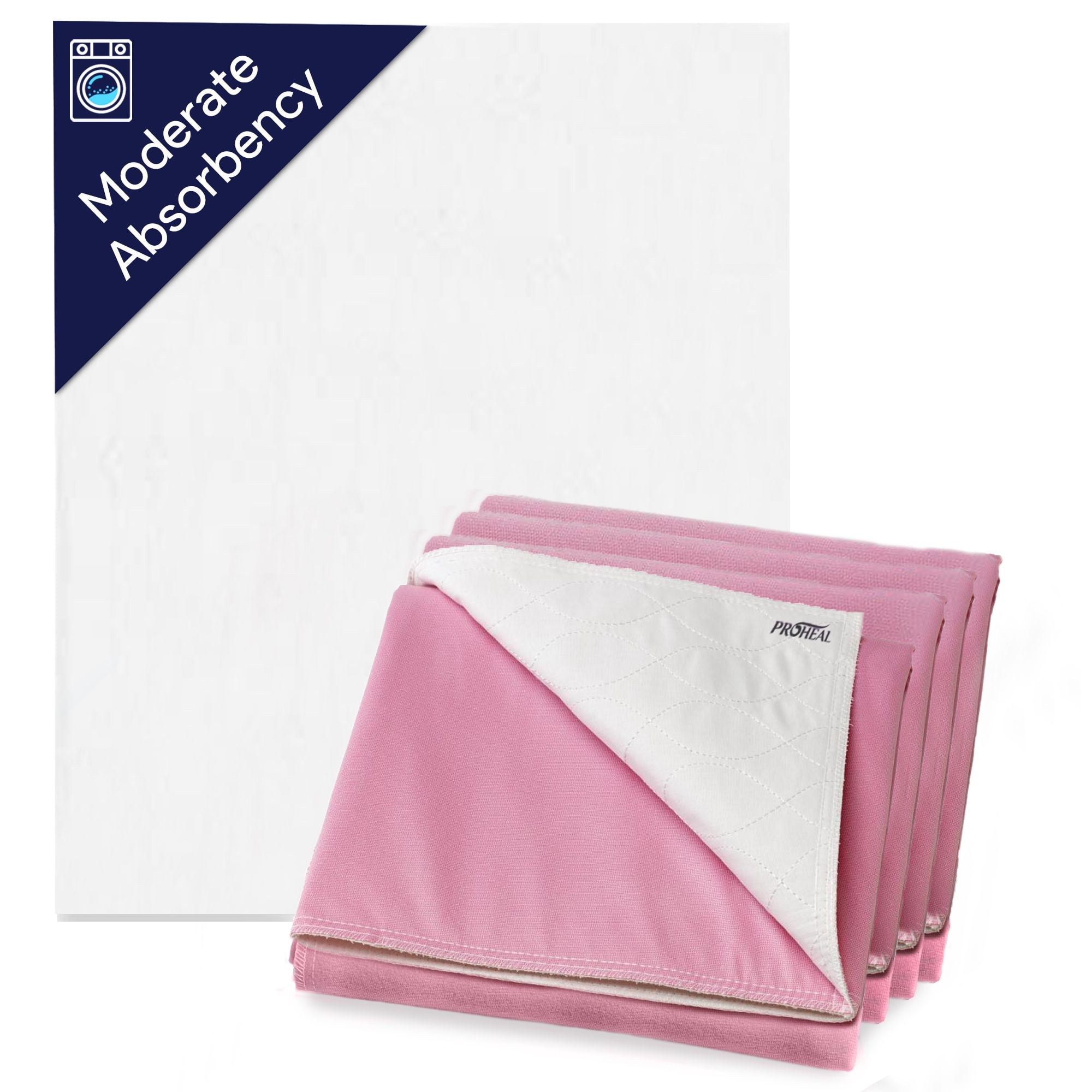 ProHeal Reusable Underpads Moderate Absorbent, Washable Chuck Bed