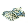 thumbnail image 2 of Blue Rose Polish Pottery Bluebird Garden Butter Dish, 2 of 2