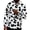 White, variant on Gyexs Mens Long Sleeve Tee Shirts Casual Animal Print Cow Leopard Novelty Button Down Dress Shirt Regular Fit Fashion Clothing White, Size S