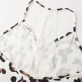 thumbnail image 5 of MEZZALL Women Cami Pajama Set V‑Neck Spaghetti Strap Tank Top Lace Shorts Loungewear Sleep Set Leopard Print Sleepwear for Home Nightwear Vacation 2 Piece Pjs, 5 of 9