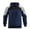 Navy, variant on TANYSU Men's Casual Loose Colorblocked Hooded Sweatshirt Comfort Male Pullover Long Sleeve Tops Sports Athletic Dailywear