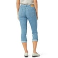 thumbnail image 6 of Levi Strauss Signature Women's and Women's Plus Mid Rise Capri Jeans, Sizes 2-28, 6 of 6