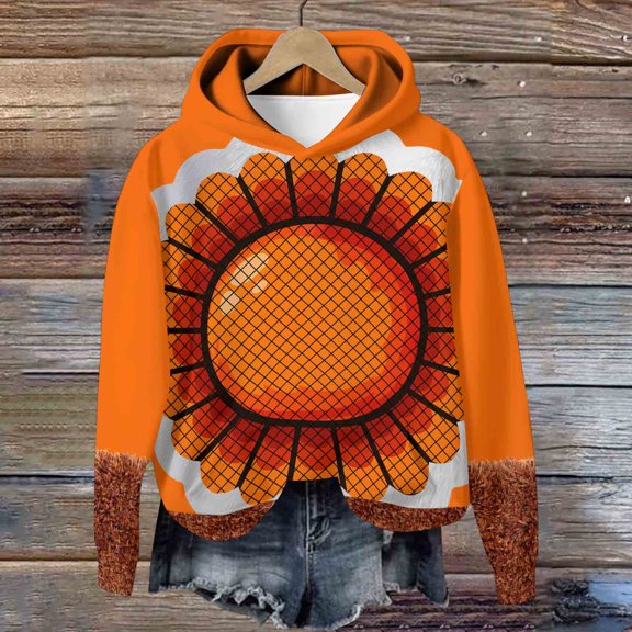 Frostluinai Thanksgiving Hoodies for Women Long Sleeve Turkey Graphic Sweatshirts Funny Holiday Party Pullover It's Fall Y'all