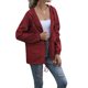 thumbnail image 4 of Sonducket Chubasquero ligero para mujer, impermeable, con capucha, cortavientos para exteriores, plegable, para senderismo, Camping, trajes para mujer Prendas para la parte del cuerpo Vino rojo L, 4 of 6