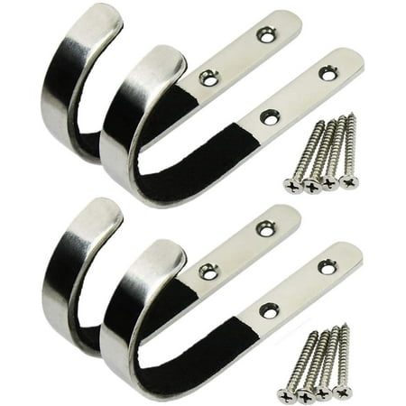 Gun Hanger Stainless Steel Rifle Hangers Premium Gun Rack and Gun Hanger for Wall Organized Wall Mount for Shotgun Storage Hooks Wall Mount