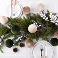 thumbnail image 4 of Adornos para árbol de Navidad, bolas de terciopelo VTYEPOU, 80 mm, 15 unidades, 4 of 7