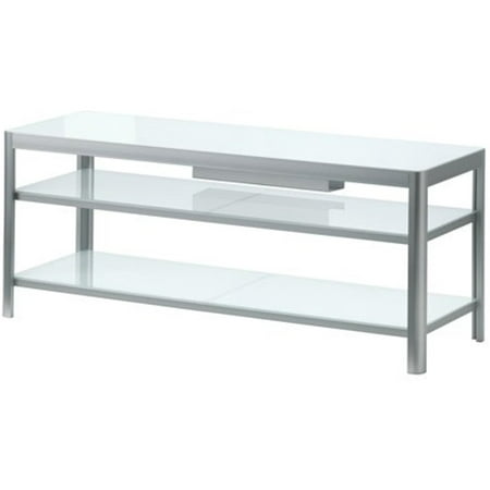 Ikea TV unit, white, aluminum TV Stand Entertainment Media Center Theater Cabinet Storage,