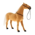 thumbnail image 1 of Simulation Faux Horse Model Figures Animal Model Action Figure Statue Collections Home Office brown, 1 of 6