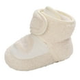 thumbnail image 5 of YOUSNH Warm Shoes Soft Booties Comfortable Boots Toddler Warming Home Shoes Snow Boots for Baby Girls and Boys Baby Shoes White 6, 5 of 6