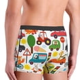 thumbnail image 5 of Haiem Transports with Animals Men's Boxer Briefs, Every Day Comfort Stretch Cotton Moisture-Wicking Underwear-X-Large, 5 of 9