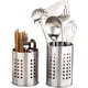 thumbnail image 1 of 2 soportes para utensilios de cocina de acero inoxidable, de acero inoxidable, a prueba de óxido, organizador grande de utensilios de cocina, organizador de cubiertos para organizar cajones, 1 of 5