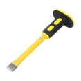 thumbnail image 3 of davian Masonry Chisel Stone Tool Brick Chisel Flat Chisel Concrete Mortar Carbon Steel Heavy Duty Hand Guard Comfortable Grip Suitable for Construction Sites Home Renovation 12 inch, 3 of 8