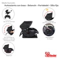 thumbnail image 4 of Carriola de Viaje para Bebe Plegable Ligera con Portabebe-Negro, 4 of 8