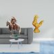 thumbnail image 2 of Letrero de escritorio Home Knight,Adorno de caballero acrílico 2D para estantería de manualidades,Escultura de pollo,Escultura de pollo,decoración del hogar,figura de gallo,Figura decorativa, 2 of 8