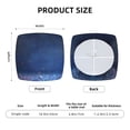 thumbnail image 6 of Gaeub Retro Blue Glitter Square Chair Seat Cushion Cover,Wear-Resistant Chair Seat Cover, Household Chair Essentials,Anti-Scratch, 6 of 9