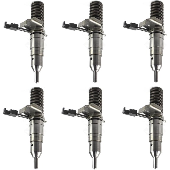6Pcs New Fuel Injector Compatible with Caterpillar CAT 3114 3116 Engine E322B E325B Excavator 127-8213 0R8473