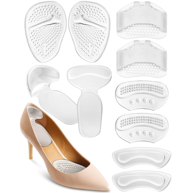Insertos cómodos acolchados para zapatos de tacón alto Snqqmtt, 10 unidades, mujer