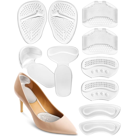 Insertos cómodos acolchados para zapatos de tacón alto Snqqmtt, 10 unidades, mujer