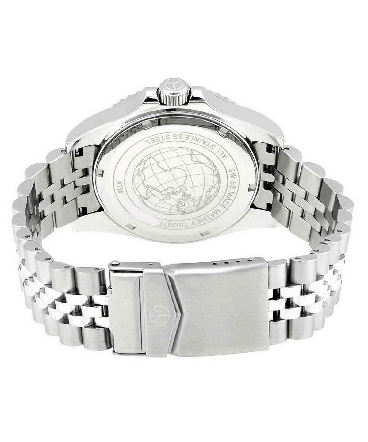 Mathey-Tissot Mathy Vintage GMT Black Dial Pepsi Bezel Men's Watch H903AR