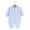 Light Blue, variant on WOYY Newborn Boys Casual Romper Cotton Long Sleeve Jumpsuit Comfortable Button One-Piece