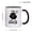 Black, variant on 11oz gothic raven coffee mug features a striking black and white ceramic design, showcasing a mysterious crow with a thought bubble that reads "I Need The Shines". Perfect for enjoying both tea