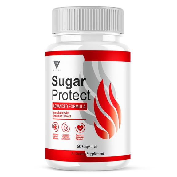 Sugar Protect Capsules, SugarProtect Advanced Blood Support and Overall Health Formula (60 Capsules)