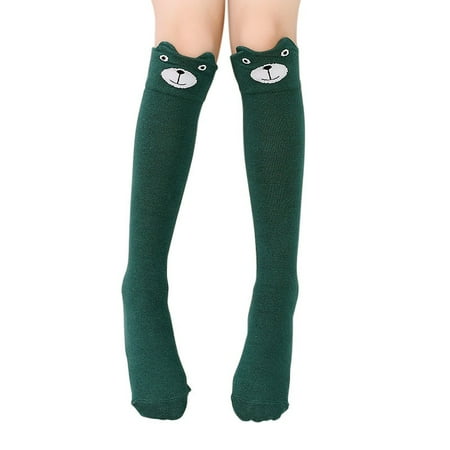

Lavaport Cute Girls Animal Cartoon Print Socks Knee Long Socks