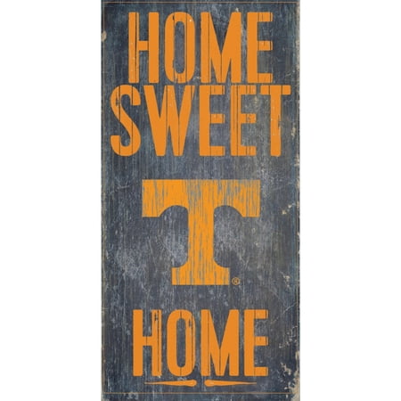 Tennessee Volunteers Wall - Tennessee Volunteers 6'' x 12'' Home Sweet Home Sign - No Size
