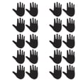 thumbnail image 2 of 10 pares de almohadillas adhesivas autoadhesivas para pechos de tela sin pezón, negro, 2 of 9