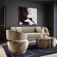 thumbnail image 6 of Pemberley Row Velvet Champagne Swivel Chair Round 29.72"W x 28.35"D x 30"H Assembled, 6 of 6