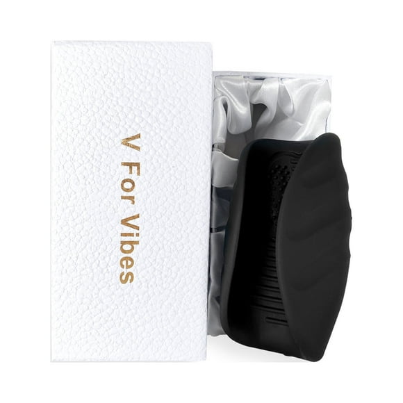 V For Vibes Vibrating Penis Sleeve Aion - Black