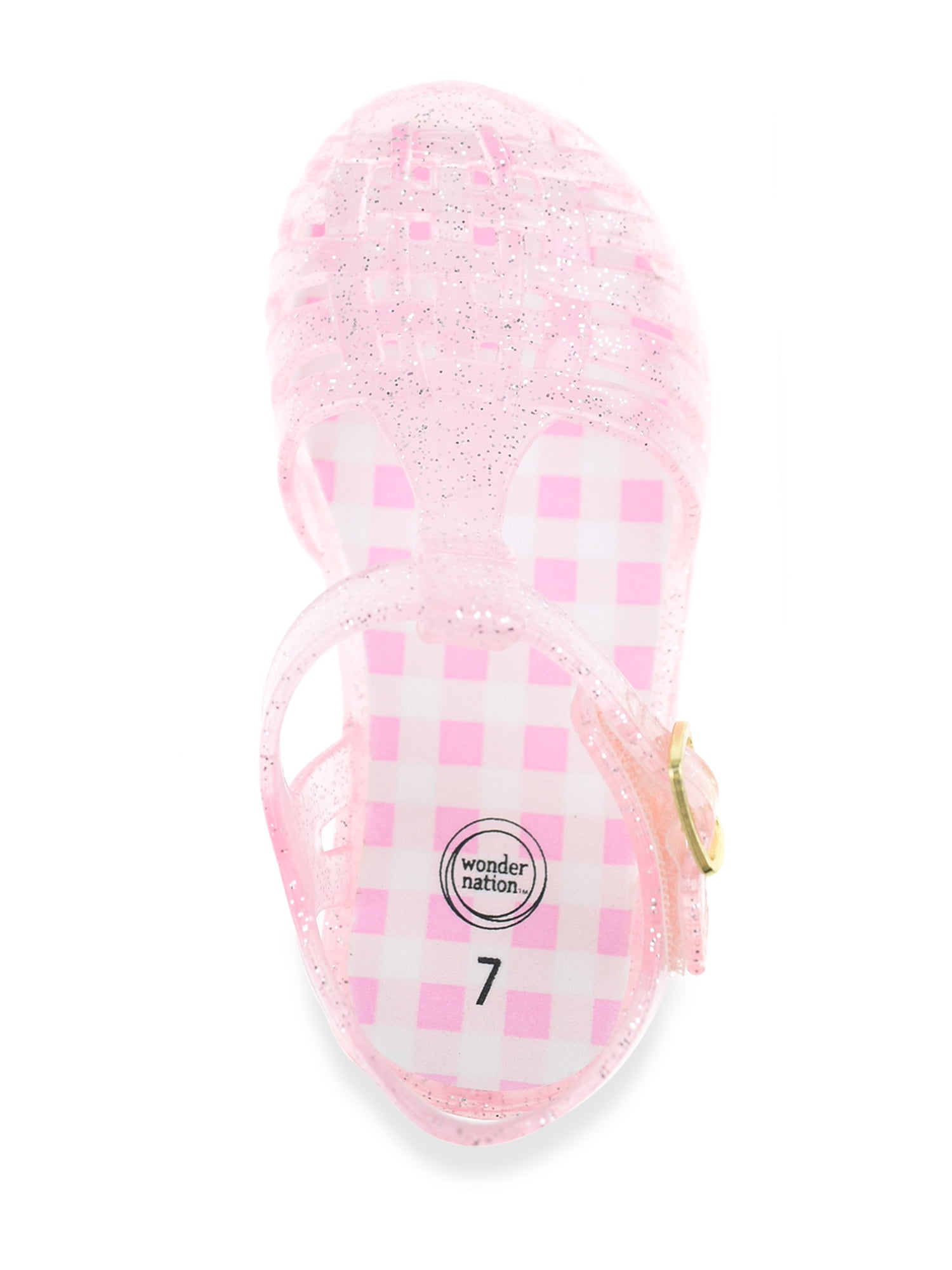 Wonder Nation Toddler Girls Jelly Sandals