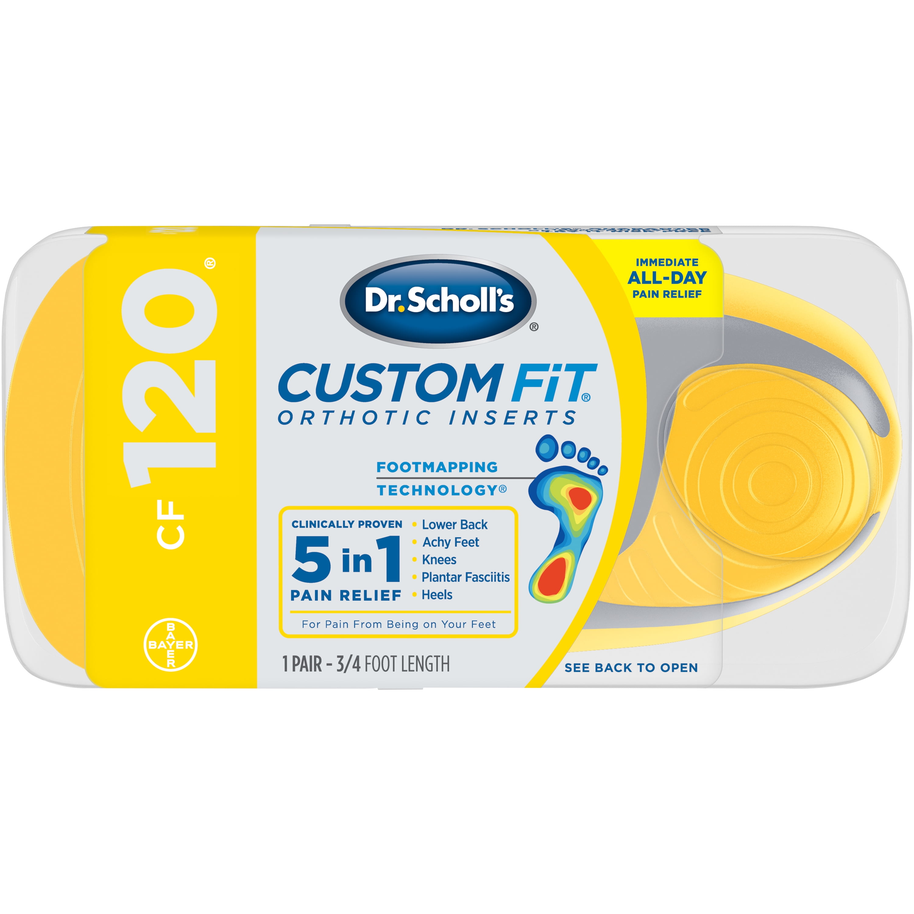 Dr. Scholl's Custom Fit Orthotic Inserts, CF 110 