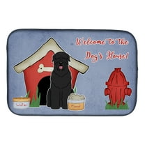 Dog House Collection Black Russian Terrier Dish Drying Mat