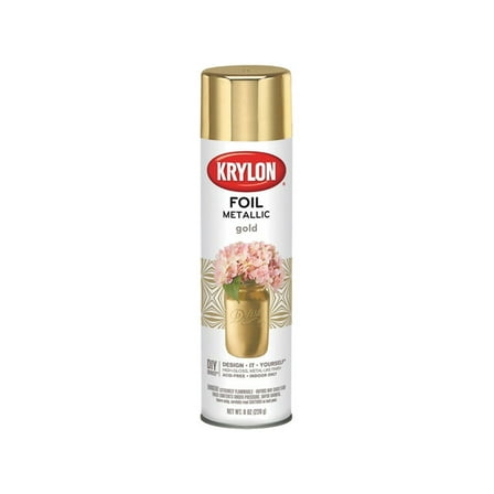 Krylon Premium Metallic ,Gold Foil, 8 oz.