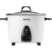 Restored Aroma Housewares 20-Cup Rice Cooker & Food Steamer ARC-360-NGP (Refurbished)