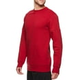 thumbnail image 3 of AND1 Men's and Big Men's Active MVP Fleece Crew Sweatshirt, up to Size 3XL, 3 of 4