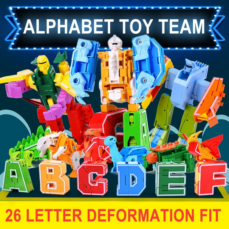 1x set Gekleurde magnetische alfabet speelgoed letters 26 stuks 4 cm