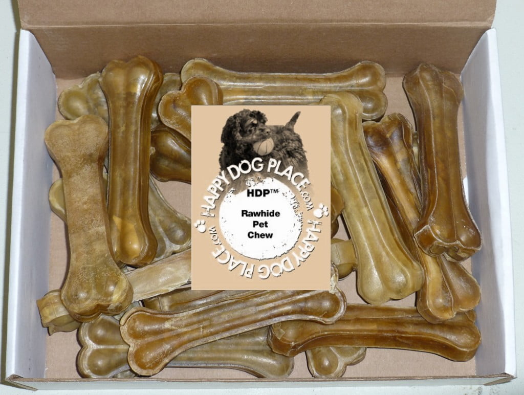 HDP Premium Pressed Rawhide Bones 6" Size6 Inch Quantity1 Piece