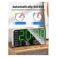 thumbnail image 5 of 8.4In Large Digital Wall Clock,Led Alarm Clock with Digits,Green, 5 of 5
