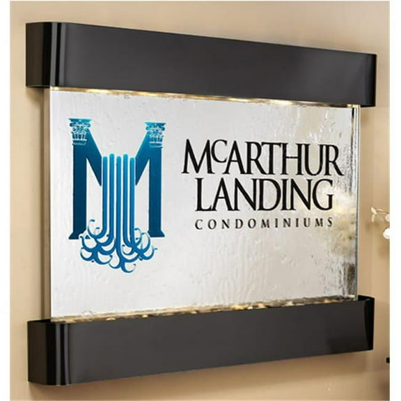 Adagio TFR1540 Teton Falls - Silver Mirror Wall Fountain