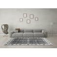 thumbnail image 3 of Ahgly Company Indoor Rectangle Abstract Gray Modern Area Rugs, 2' x 5', 3 of 4